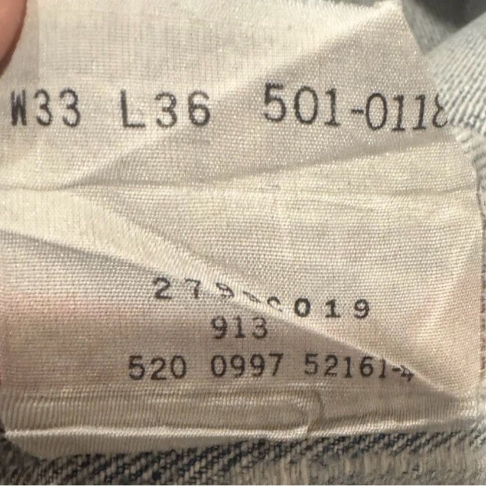 VTG Levi's 501 Upcycled Custom Patchwork Distress… - image 13